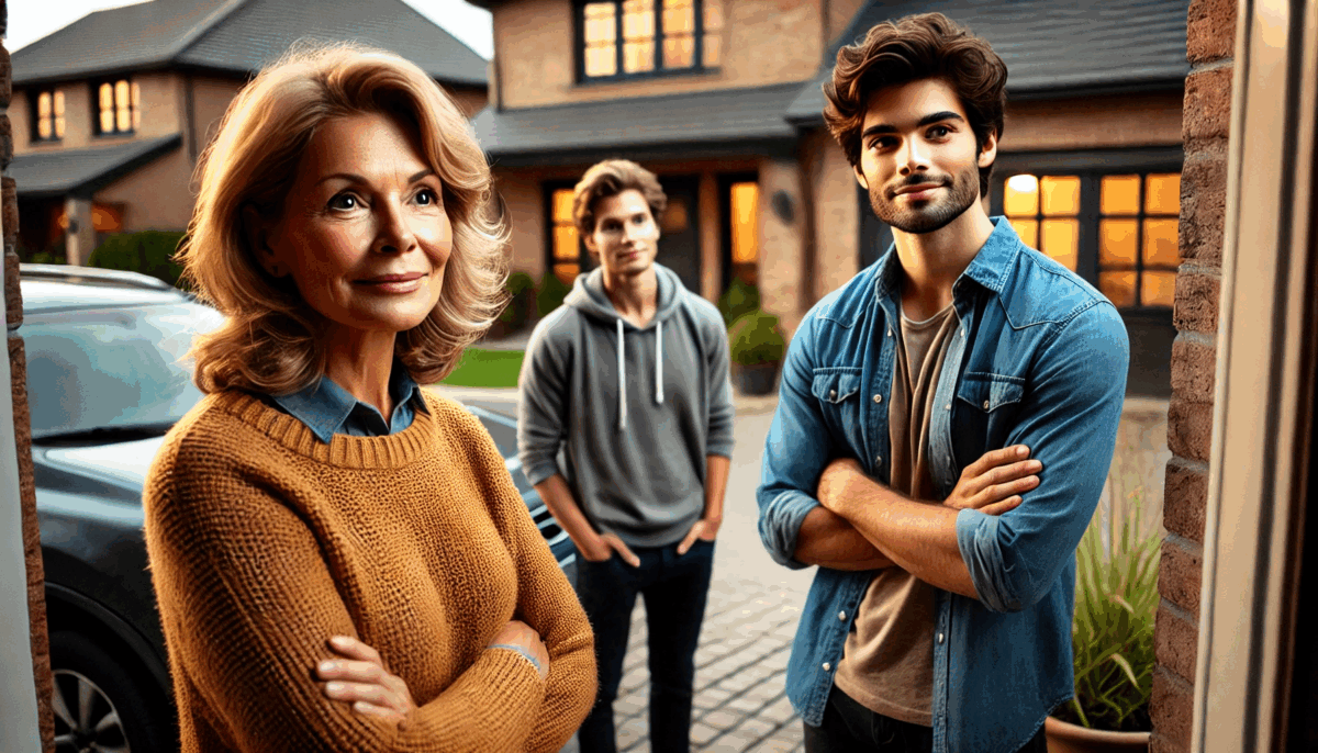 Stilles Geständnis einer Schwiegermutter